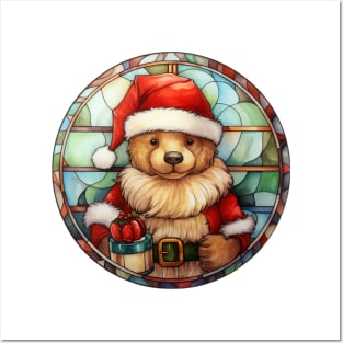 Santa Teddy Posters and Art